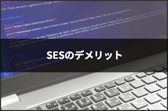 SESのデメリット