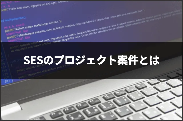 SESのプロジェクト案件とは