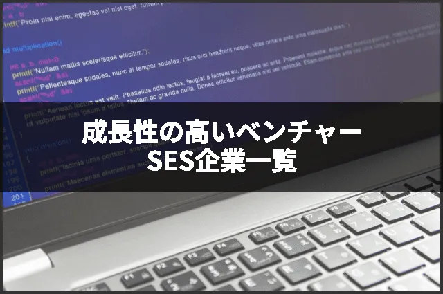 成長性の高いベンチャーSES企業一覧